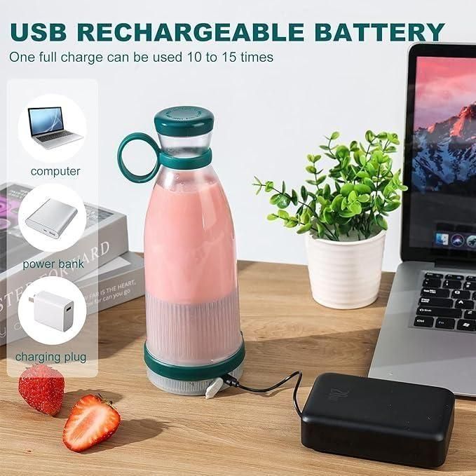 Mini Juice Blender (Portable and rechargeable)
