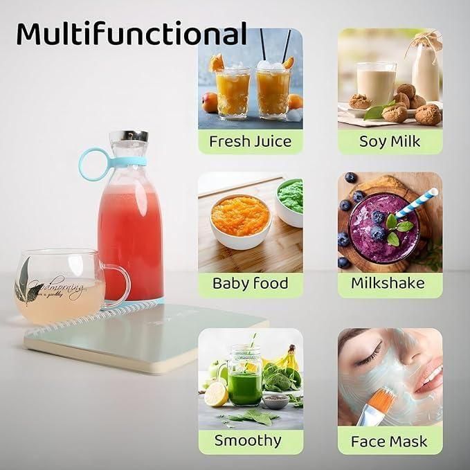 Mini Juice Blender (Portable and rechargeable)