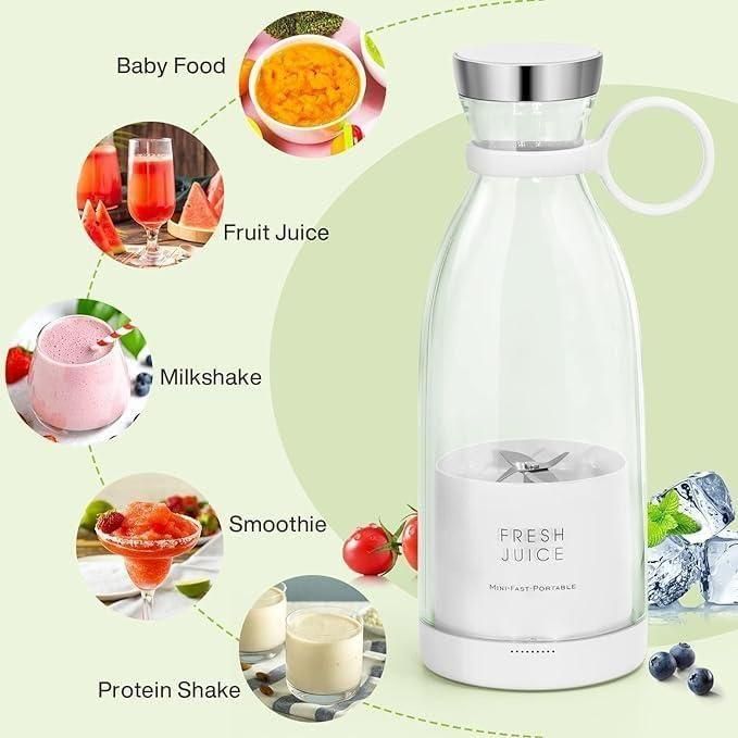 Mini Juice Blender (Portable and rechargeable)